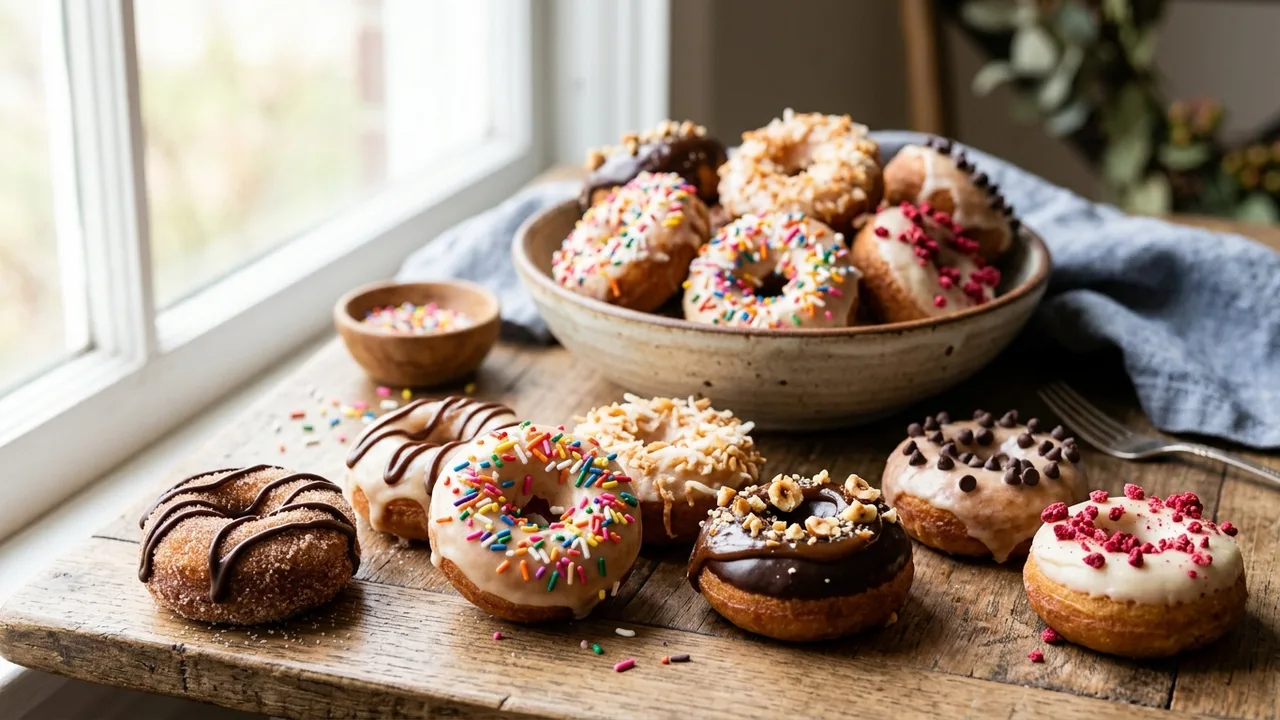 Operation Mini Donuts fresh mini donuts with toppings