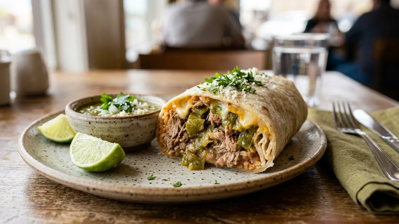 303 In The Cut Green Chile Burrito