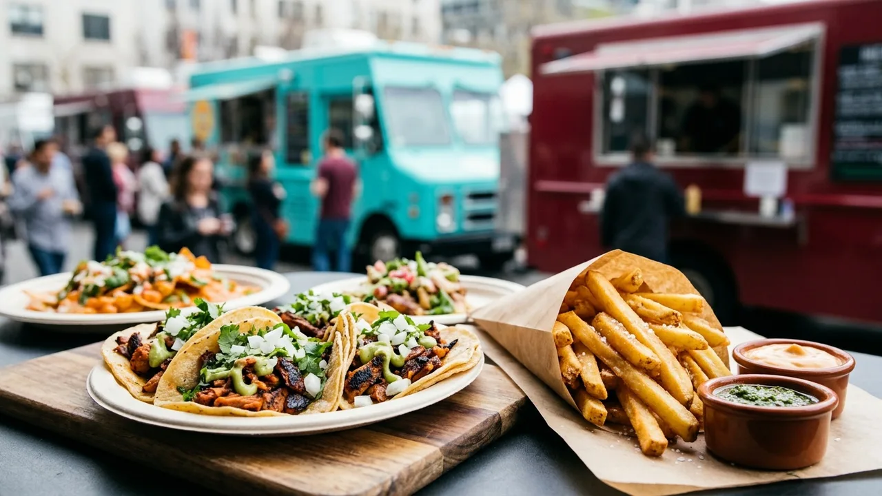 Palo Alto and San Jose food trucks at Off the Grid market