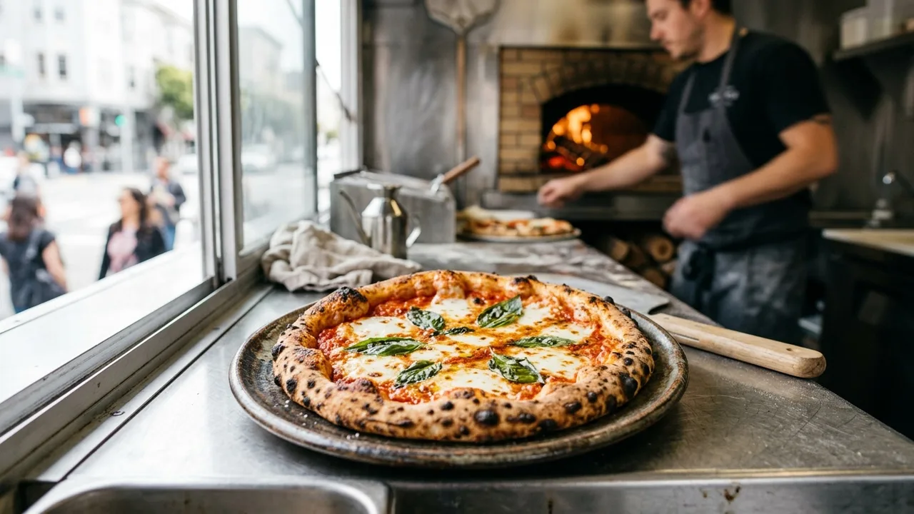 Del Popolo Neapolitan wood-fired pizza - San Francisco Michelin Bib Gourmand food truck